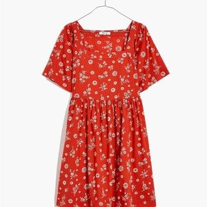 Madewell Allie Mini Dress in Cottage Floral